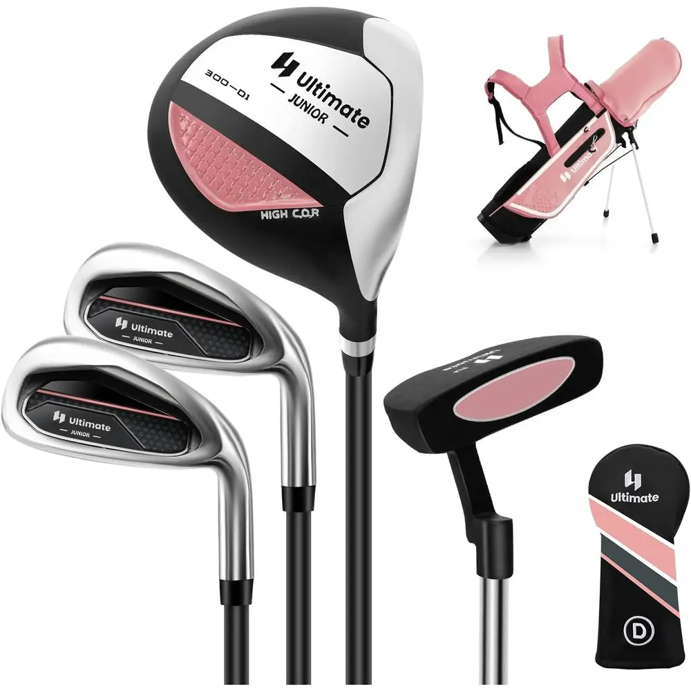 Golf Equipment For Youth - Zestaw golfowy dla młodzieży z torbą