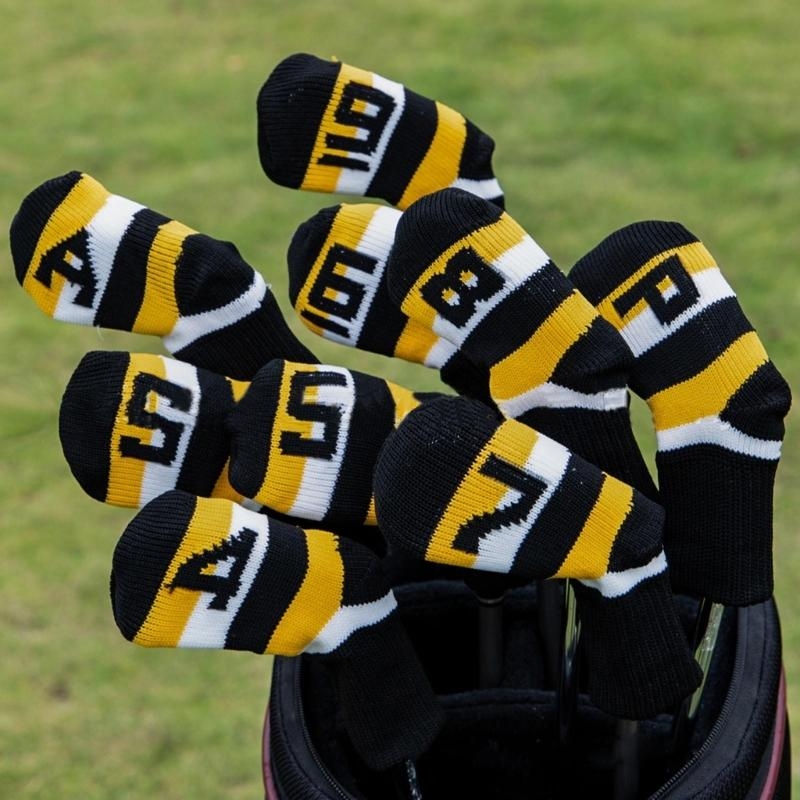 Golf Equipment Set - 9 szt. Golf żelazny nakrycie głowy