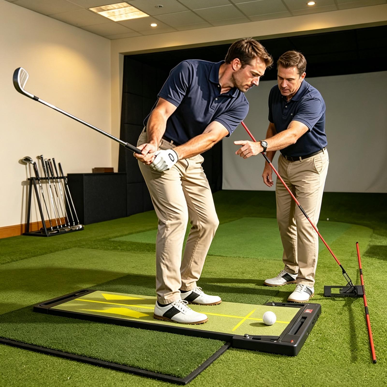 Golf Equipment For Youth - Trener golfa z regulowanym kątem, przyrząd
