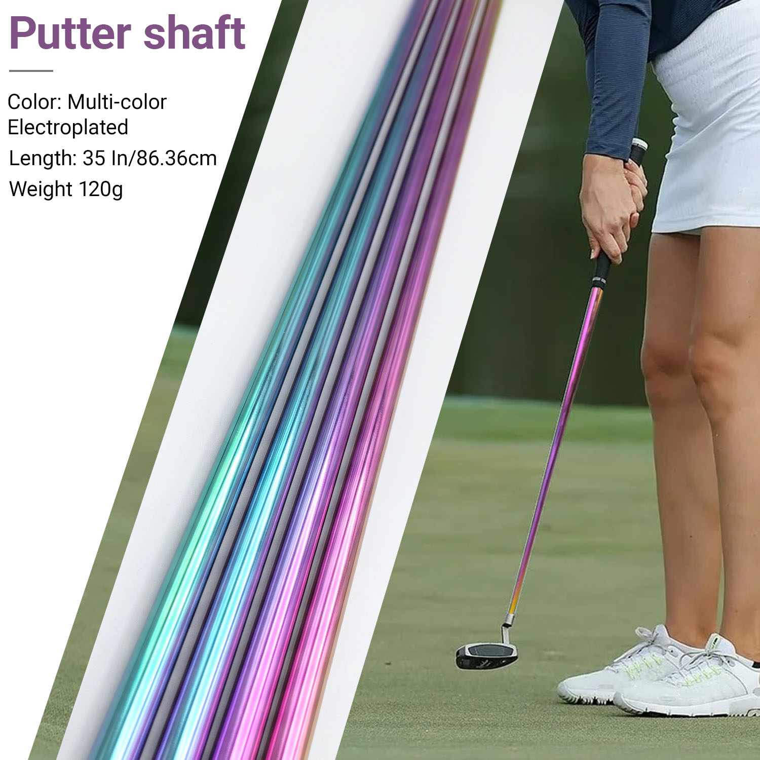 Golf Equipment For Women - 1 szt. Trzonek do golfa, wielokolorowy,